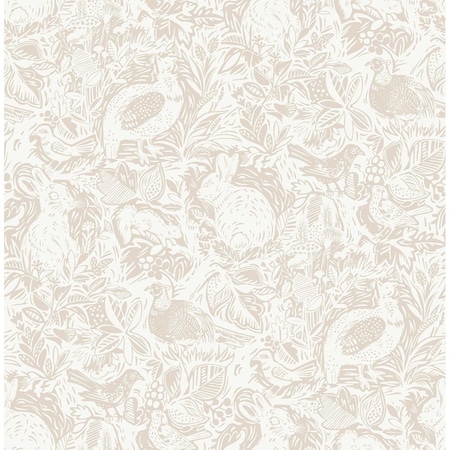 Nuwallpaper 20.5 in. x 18 ft. Cream Terrene Peel & Stick Wallpaper NUS4304